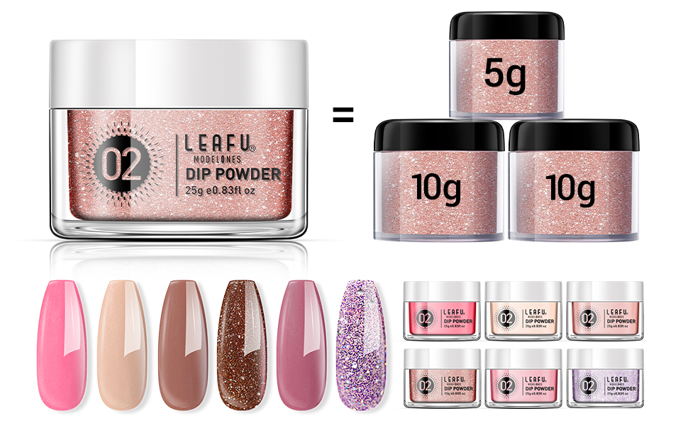 Dip Powder Set Dipping Powder Refill Set 6 Dip Powder