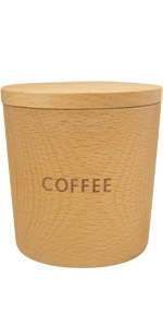 Amazon｜籐芸 TOUGEI 木のキャニスター (シュガー 砂糖) 250ml