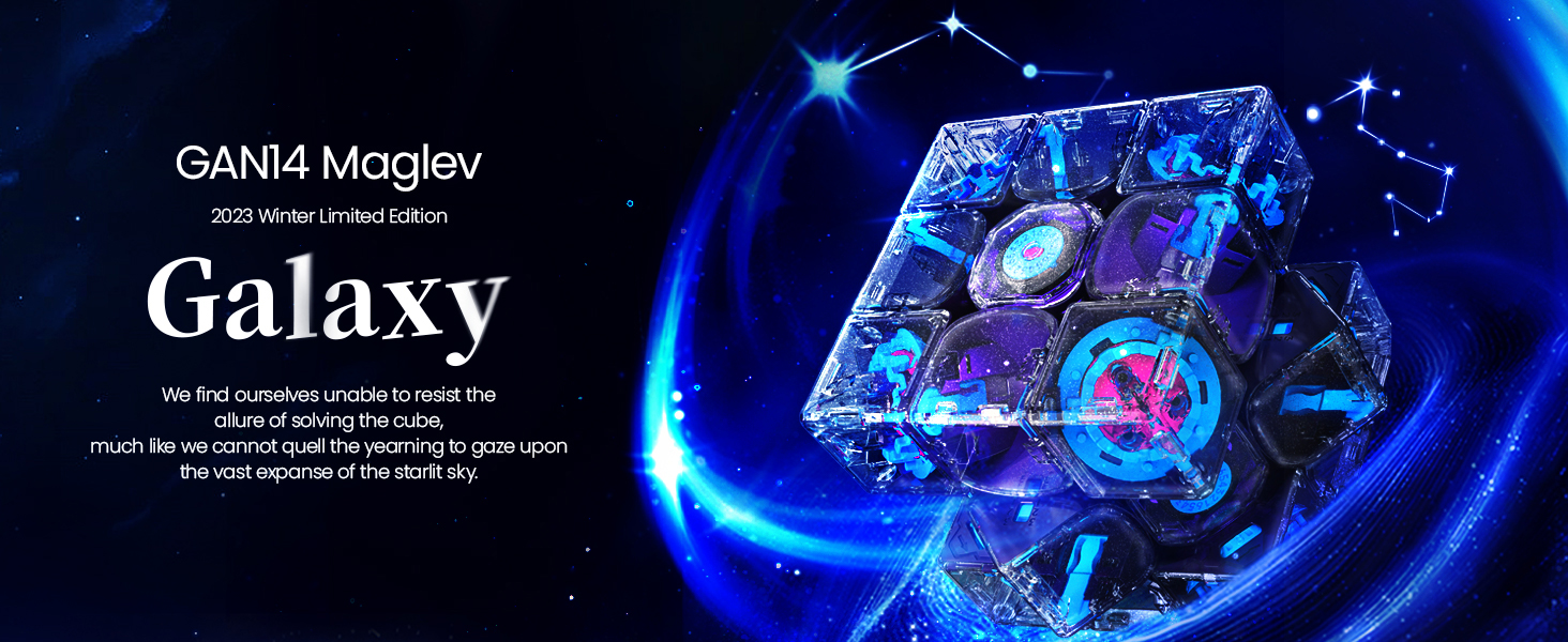 【GAN14 MAGLEV】 星巡 Galaxy 2023 冬季限定 GAN14 Maglev Galaxy 2023 Winter Limited Edition | GANCUBE