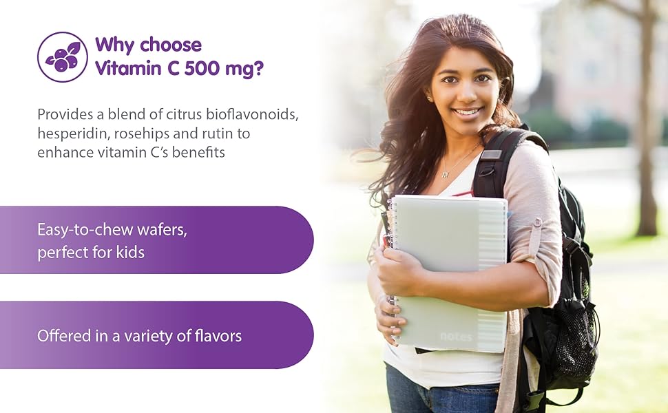 Provides a blend of citrus bioflavonoids, hesperidin, rosehips and rutin 
