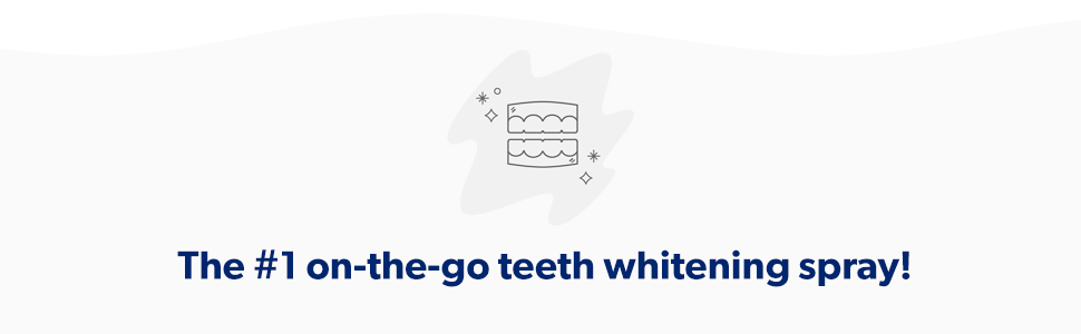 #1 on-the-go whitening spray