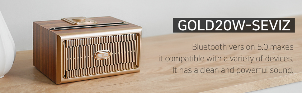 Music Speaker ワイヤレススピーカー ゴールド QFX BT-ZX10 Rugged Bluetooth Stereo Boombox Speaker