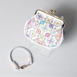 浅草文庫 友禅染 手紐付き がま口 小銭入れ 新品 Amazon | 【 浅草文庫 】 友禅染 手紐付き がま口 コインケース