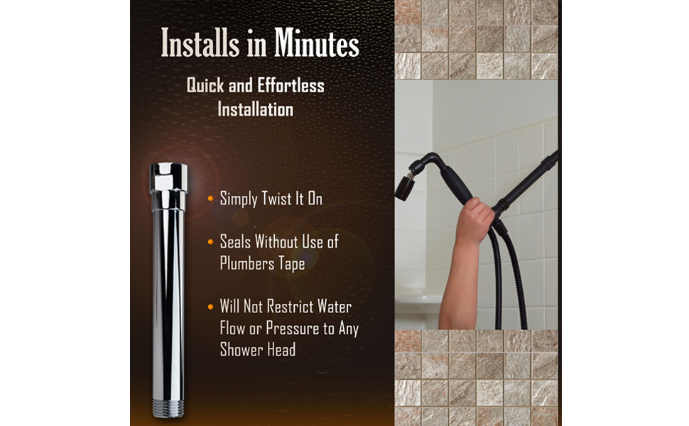 High Sierra's Exclusive All Metal Shower Arm Extension Lowers