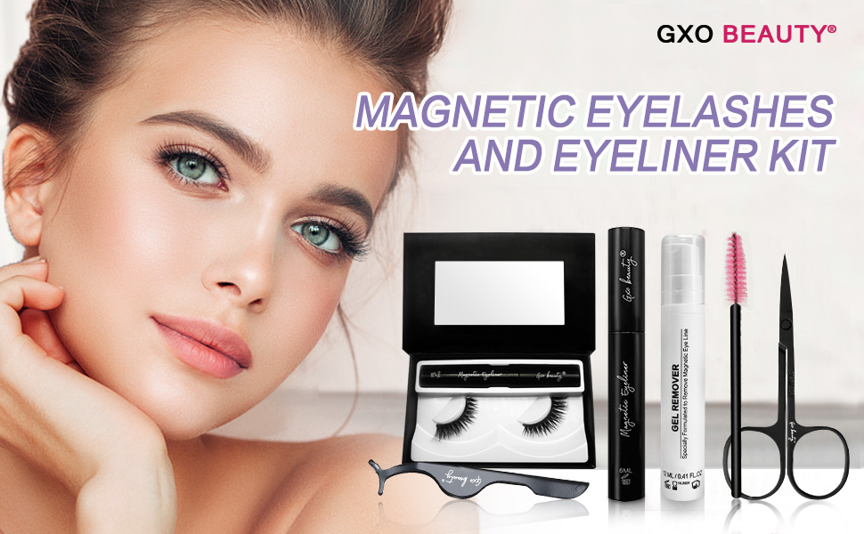 Magnetic Eyelashes and Eyeliner Kit