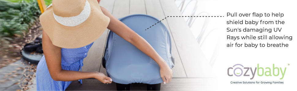 cozy cover sun and bug cover pink