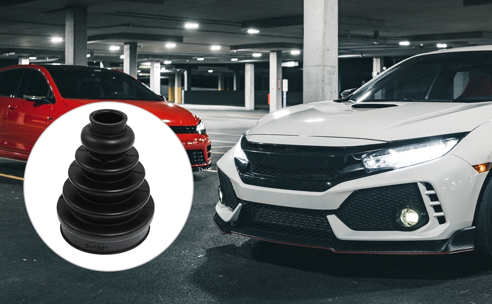 Amazon.com: uxcell Car Parts Black Rubber Inner Axle CV