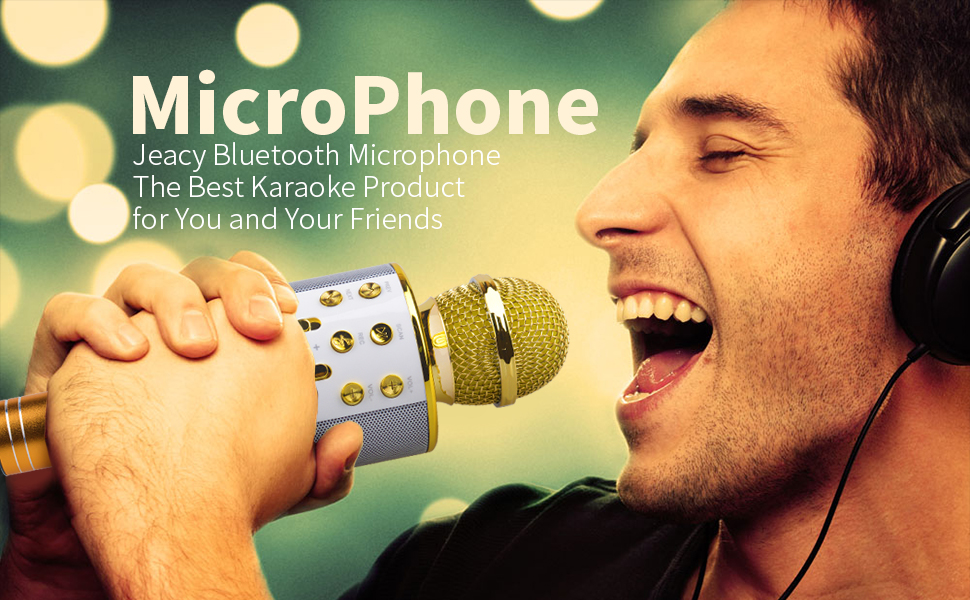 Wireless Bluetooth Karaoke Microphone