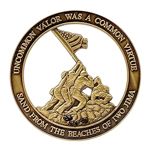 米海兵隊チャレンジコイン／Marine Corps Challenge Coin Amazon.com: Marine Corps Iwo Jima USMC Challenge Coin with