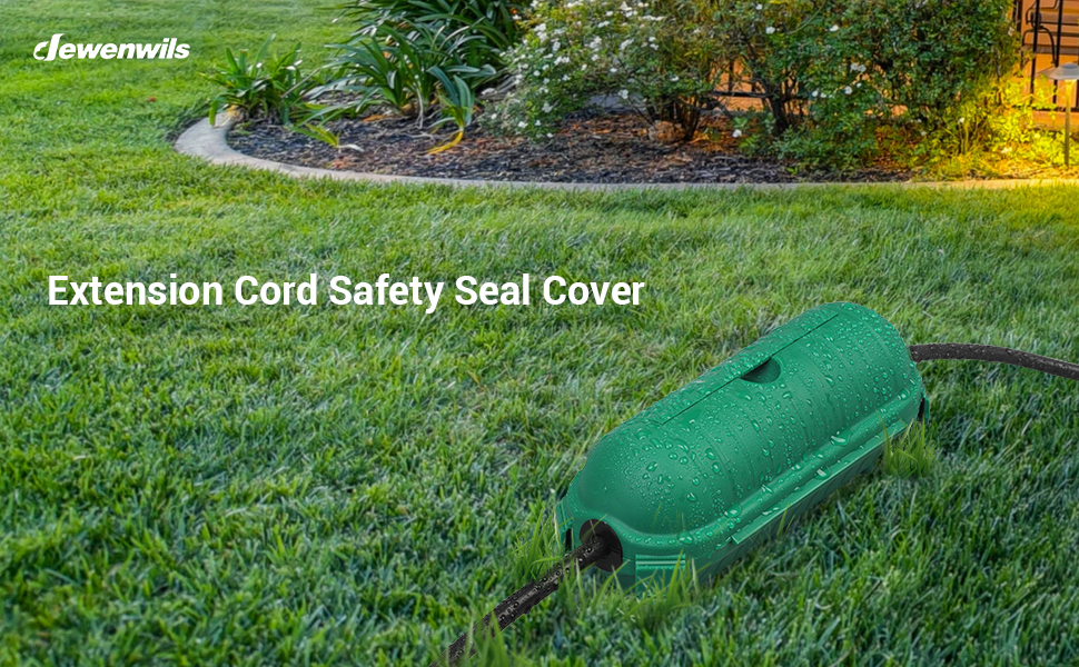 DEWENWILS Outdoor Waterproof Extension Cord box with 3 Pack, Water