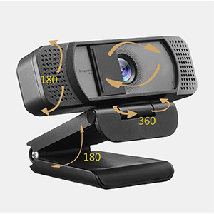 Amazon.co.jp: Webカメラ 100°超広角 マイク内蔵 カバー付き