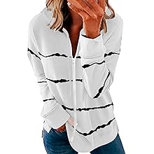 Hoodie Damen Mit Kapuze Gestreift