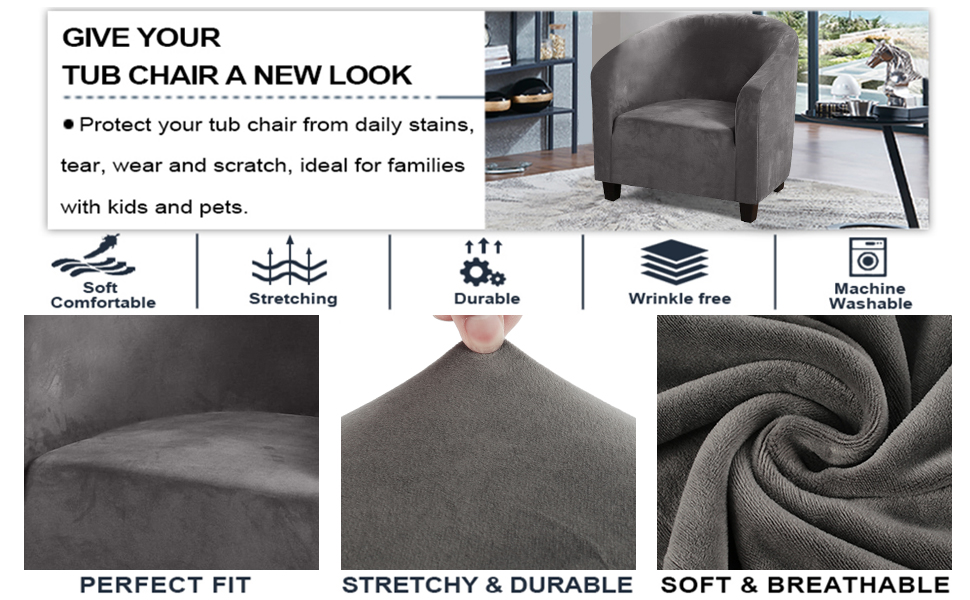 tub chair covers velvet modern tub sofa slipcover tub chair covers armchair slipcovers