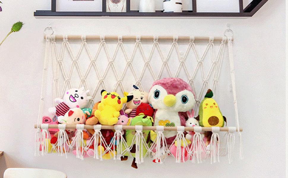 Amazon.co.jp: ぬいぐるみ 収納 ハンモック おもちゃハンモック