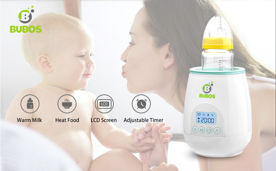 Bubos Bottle Warmer, 4in1 Fast Baby Bottle Warmer for Breastmilk