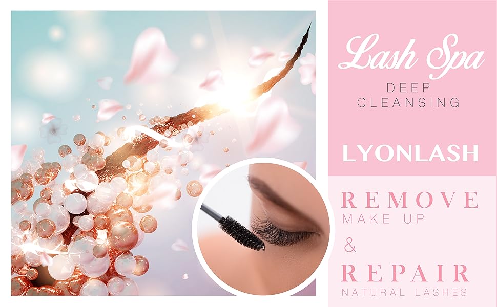 Eyelash Extension Shampoo Lyon Lash Eyelid Foam Cleanser/Gentle Formula for