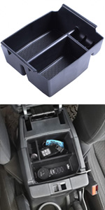 Center Console Organizer Tray for 2011-2018 Jeep Wrangler JK and JKU Armrest Storage Glove Box