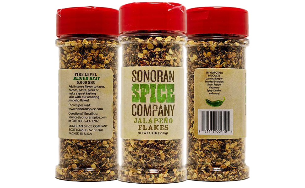 Jalapeno Chile Flakes 1.3 Oz Chili Powder Grocery