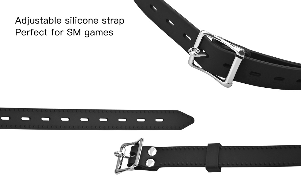 Adjustable silicone strap