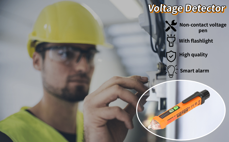 NonContact Voltage Testers 121000V AC Voltage Detector Pen Circuit Tester Tool Pocket