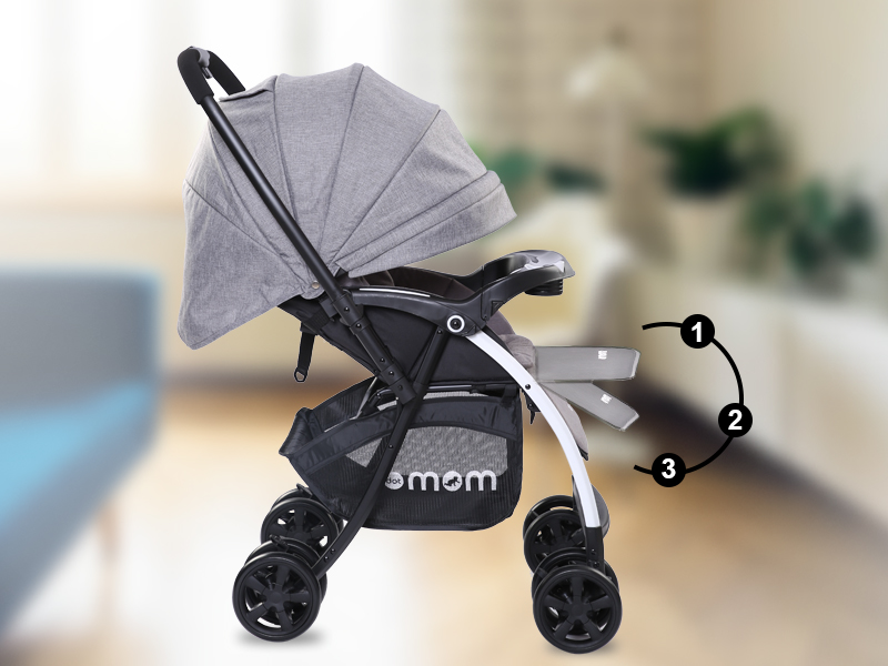 Buy DOTMOM Uber Flyer Reversible Baby Stroller with Diaper Storage Bag