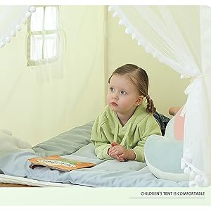 Amazon | 子供テント キッズテント プレイハウス 窓付き