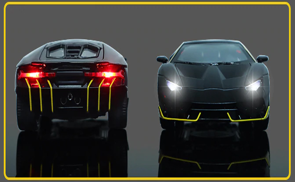 Musical metal toy car