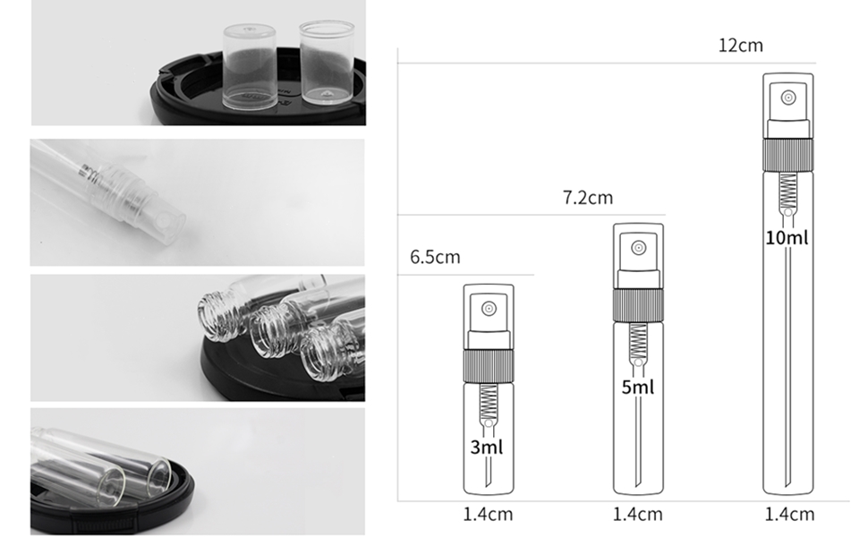 Glass Bottle, Perfume Bottle, Refill Bottle, Divider, Travel Supplies, Lotion Bottle, Decorative Goods, Glass