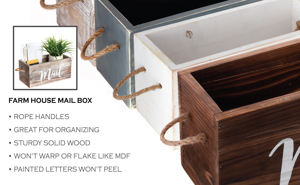 Mail Organizer Countertop Mail Holder Countertop, Letter