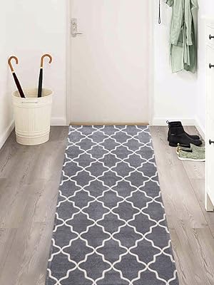 Asrug Moroccan Trellis Non-Slip Area Rug for Living Room Modern Design Carpet Mat for Entry, Patio, High Traffic Areas… Moroccan Trellis Non-Slip Area Rug Living Room Modern Design Carpet Mat for Entry, Patio