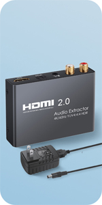 4K HDMI 2.0 Audio Extractor