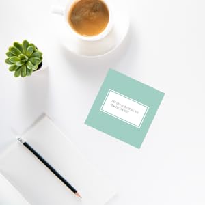 Reinforcing Quotes at the Back of Each Card