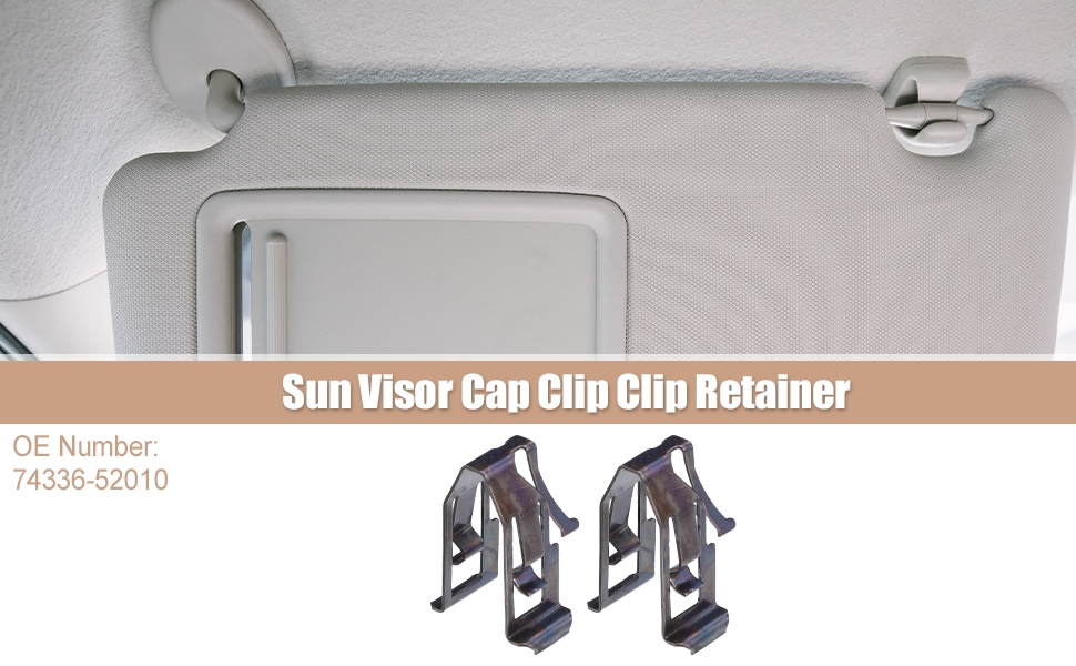 【remi】 Amazon.com: X AUTOHAUX 2pcs Black Iron Sun Visor Cap Clip