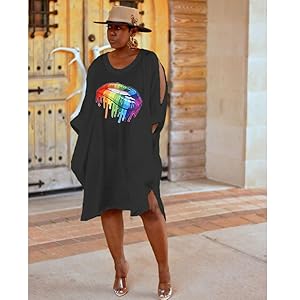 t shirt dress with lips