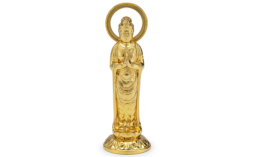 ★限定値引き★希少【聖観音菩薩立像】鋳物師 常雲造仏像 39cm 御利益 観音様 ☆限定値引き☆希少【聖観音菩薩立像】鋳物師 常雲造仏像 39cm