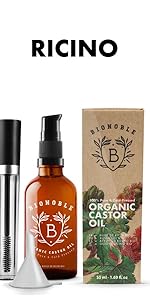 Olio di Ricino per ciglia Olio di Ricino per Capelli Castor Oil Mascara Olio delle fate Puro 100%