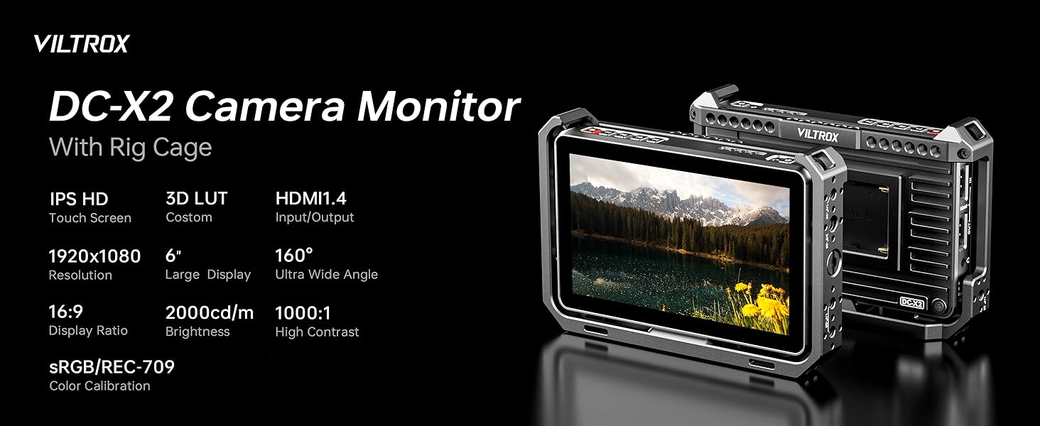 viltrox dc-x2 amazon ¥33300 カメラモニター Amazon.com : VILTROX DC-X2 6 Inch Touchscreen Camera Field