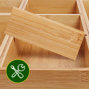 bamboo drawer tray