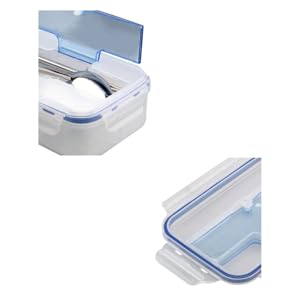 Amazon | 箱 3 プラスチック 容器 透明 容器 プラスチック 行く