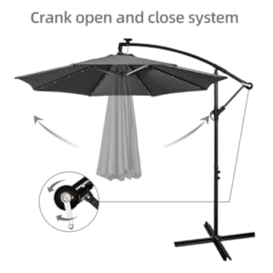 garden parasol umbrella,patio umbrella,banana parasol,3m cantilever parasol,sun umbrella for garden