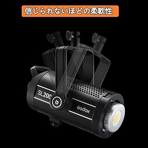 Godox SL200Ⅱ  ビデオライト Godox SL200II SL200WII LED Video Light 200W Daylight 5600K w