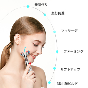 Amazon | 美容ローラー 美顔ローラー 顔 ボディ フェイス