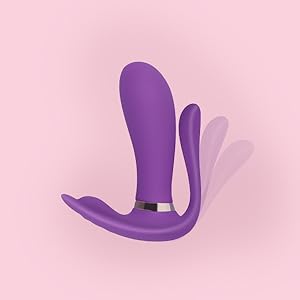 Teazers Vibrador Doble Púrpura - Potente Vibrador Mando ...