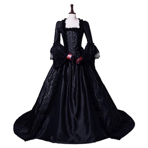 black Victorian Dress 
