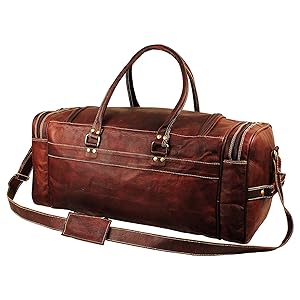 sports gym leather bag