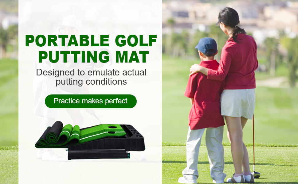 putting green with ball return