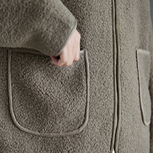 ボアジャケットメンズ ジップアップ パーカー