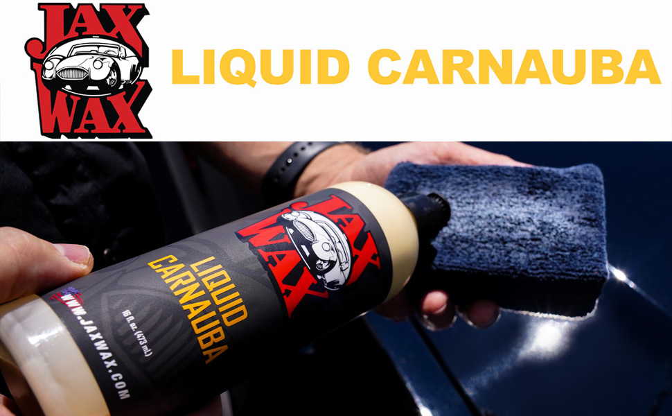 Jax Wax Liquid Carnauba Wax Professional Grade Car