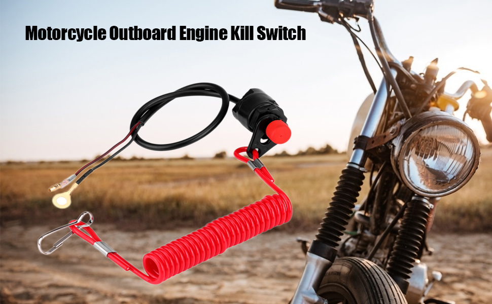 Keenso Tether Kill Switch, 2Pcs Universal Marine Engine Kill Switch