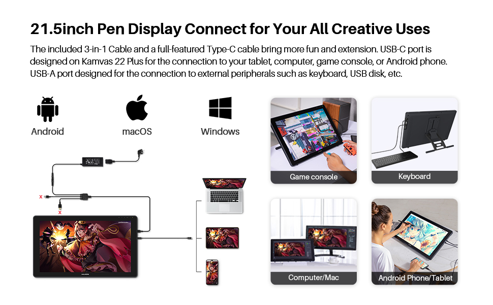 XP-PEN Artist, Huion Kamvas, Cintiq, Intuos, graphics tablet, art tablet, screen, display